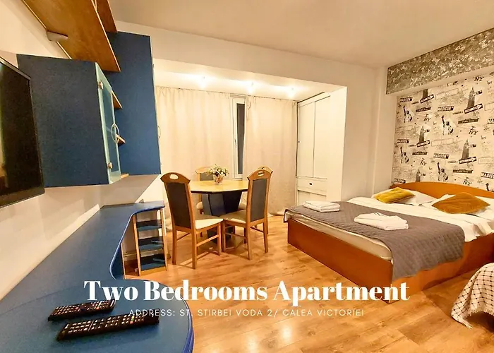 Apartament Comfy&bright 2bd Family-friendly Amazing View Bukareszt